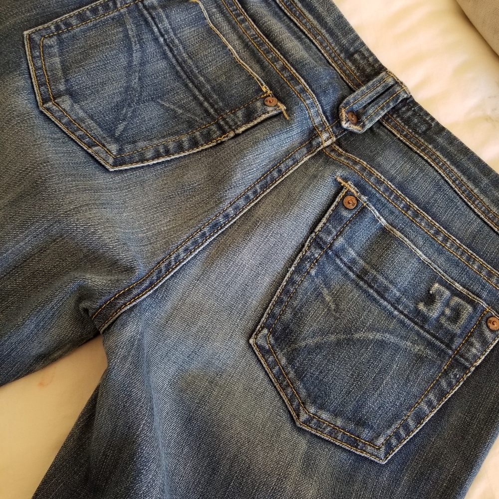 JOE'S Jean's TRK distress flare wide Jean's sz 26